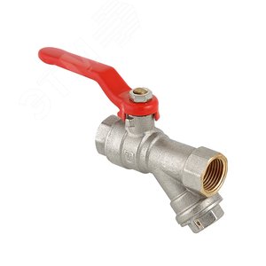 Кран шаровой 3/4' ВВ со встроенным фильтром длинная ручка - VALTEC