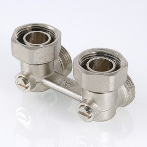 Узел нижнего подключения радиатора угловой - VALTEC