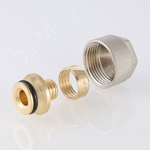 Соединитель обжимной 20 (2.8)x3/4' EK для пластиковой трубы - фото 3