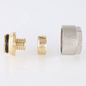 Соединитель обжимной 20 (2.8)x3/4' EK для пластиковой трубы - фото 4