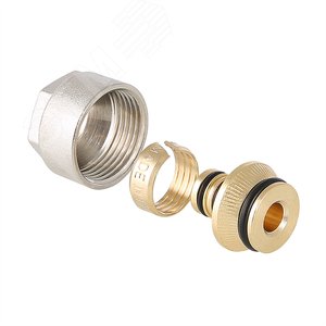 Соединитель обжимной 20 (2.0)x3/4' EK для металлопластиковой трубы - VALTEC