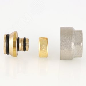 Соединитель обжимной 20 (2.0)x3/4' EK для металлопластиковой трубы - фото 4