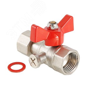 Кран шаровой 1/2' для подключения манометра - VALTEC