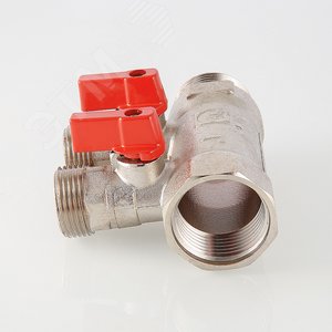 Коллектор 1'х3 выхода Евроконус 3/4 с отсекающими кранами - фото 2