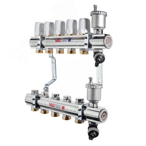 Коллекторная группа 1'x3 выхода 3/4' НР EK