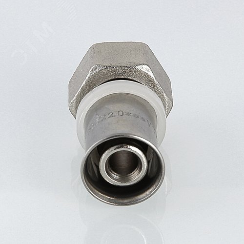 Соединитель пресс 16 (2.0)x1/2' EK для металлопластиковой трубы с переходом на конус - фото 2
