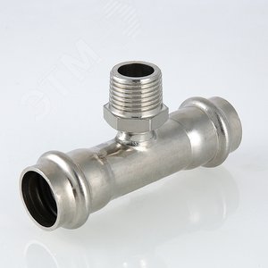 Тройник нержавеющая сталь 22x3/4' НР 3