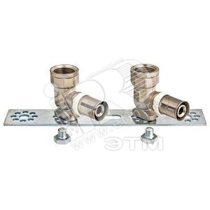Планка монтажная с водорозетками пресс 16x1/2' - VALTEC