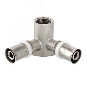 Водорозетка пресс проходная 16x1/2' - VALTEC