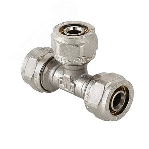 Тройник обжимной 32x26x32