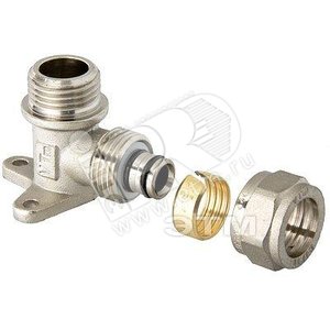 Водорозетка обжимная 16x1/2' НР - VALTEC