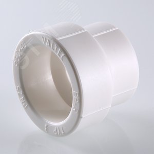 Муфта переходная 32x20 полипропиленовая PPR белая - фото 3