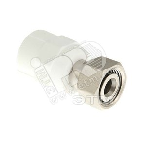 Муфта комбинированная 20x3/4' ВР накидная гайка, евроконус, полипропиленовая PPR, белая - VALTEC