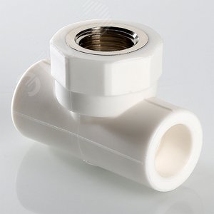 Тройник комбинированный 20x1/2' ВР полипропиленовый PPR белый 5