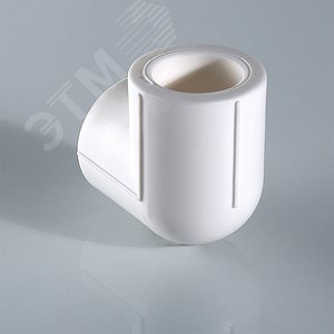 Угольник 90 мм 90 град., полипропиленовый PPR, белый 5