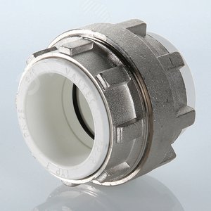 Соединение разборное 25 мм полипропиленовое PPR белое 3