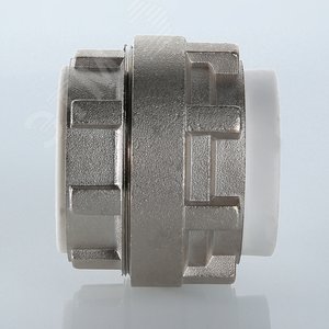 Соединение разборное 25 мм полипропиленовое PPR белое 4