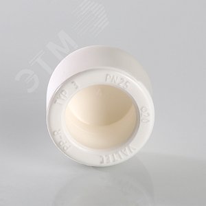 Заглушка 25 полипропиленовая PPR белая 2