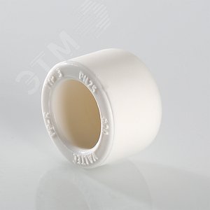 Заглушка 25 полипропиленовая PPR белая 3