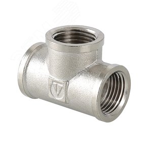 Тройник ВВВ 1'х1'х1' никелированный - VALTEC
