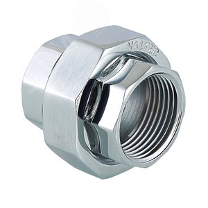 Муфта разъемная хромированная 3/4' ВВ - VALTEC