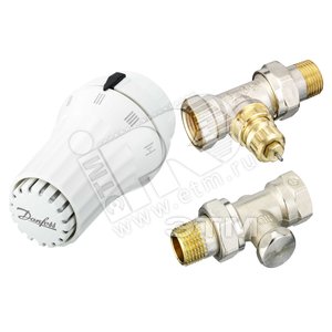 Комплект подключения радиатора прямой RAE / RA-FN / RLV-S Ду15 6 бар - Danfoss