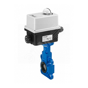 Затвор дисковый чугунный межфланцевый DN 50 PN 16 VFY-WA(SYLAX) с эл/приводом AMB-Y 230В диск чугун манжета EPDM