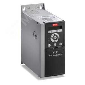 Преобразователь частоты VLT FC 101 HVAC Basic Drive FC-101P7K5T4E20H4XXCXXXSXXXXAXBXCXXXXDX, 380-480В, 3 фазы, мощность 7,5 кВт, IP20 (FC-101P7K5T4E20H4XXCXXXSXXXXAXBXCXXXXDX) - Danfoss