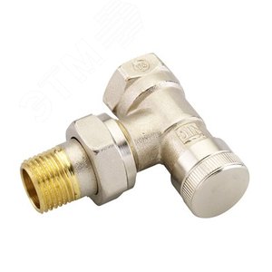 Клапан запорный ручной RLV Ду15 угловой           (никелированный) (003L0143) - Danfoss