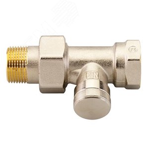Клапан запорный ручной RLV-20 прямой (никелированный) - Danfoss