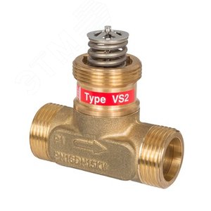 Клапан регулирующий латунь VS2 Ду25 Ру16 Kvs=4м3/ч НР G1 1/4 - Danfoss