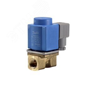 Клапан электромагнитный EV220B 10B, G 3/8, корпус латунь (032U151802) - Danfoss