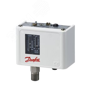 Реле давления KP 36, SPDT, 4-12 бар,  дифференциал 0,5-1,6 бар, G 1/4A IP30 - Danfoss