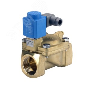 Клапан электромагнитный EV220B Ду 40 G 1 1/2 НЗ NBR латунь от -10 до +90 С 24В пост. ток (032U458502) - Danfoss