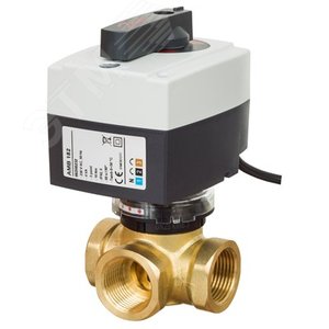 Клапан регулирующий поворотный HRB3 Ду25 Kvs=10м3/ч - Danfoss