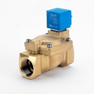 Клапан эл/магн латунь НЗ EV220W Ду20 Ру16 ВР серия 10-50 с катушкой AS024CS 24В AC 80С (042U426519) - Danfoss