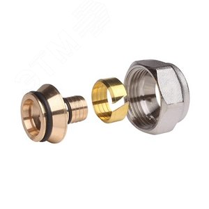 Фитинги компрессионные (комплект) 16х2.2 G3/4 ВР для RA-K, RA-KE, RA15/6T, RA-C-15, VHS, RLV- для полимерных труб (PEX) - Danfoss