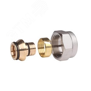 Фитинги компрессионные 18х2 G3/4 ВР для RA-K, RA-KE, RA15/6T, RA-C-15, VHS, RLV-K, RLV-KD, RLV-KS для металлопл. труб (Alupex) - Danfoss