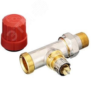 Клапан термостатический RA-N прямой Ду15хНР 3/4 для термоголовки типа RA - Danfoss