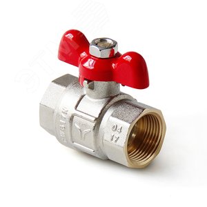 Кран шаровой полнопроходной, ручка-бабочка, ВВ 1/2 - PRO AQUA