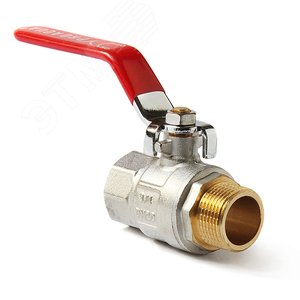 Кран шаровой полнопроходной, ручка-рычаг, НВ 3/4 - PRO AQUA