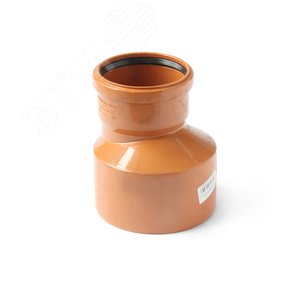 Переход 160х110 эксцентрический, для наружной канализации - PRO AQUA