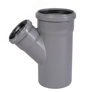Тройник 110х75 45 град, канализационный - PRO AQUA