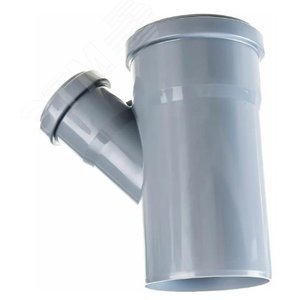 Тройник 75х50 45 град, канализационный - PRO AQUA