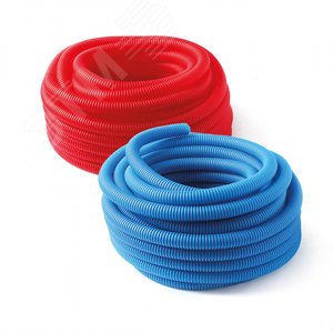 Труба гофрированная 35 красная, для трубы 25, бухта 30м - PRO AQUA