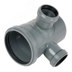 Крестовина 110х50х110 87 град двухплоскостная, канализационная - PRO AQUA