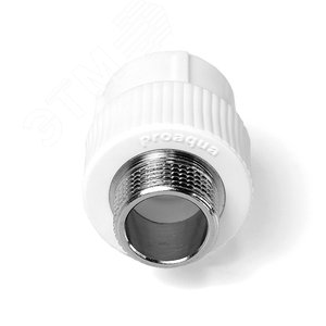 Муфта комбинированная 32x3/4' НР полипропиленовая PPR белый - фото 4