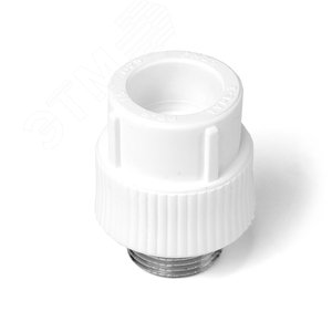 Муфта комбинированная 32x3/4' НР полипропиленовая PPR белый - фото 6