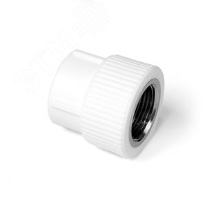 Муфта комбинированная 20x1/2' ВР полипропиленовая PPR белый - PRO AQUA