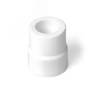 Муфта переходная 63x25 ВН полипропиленовая PPR белая - фото 2